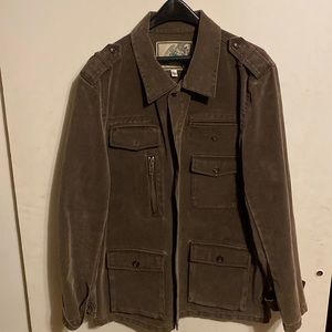 7 for all Mankind coat olive green XL